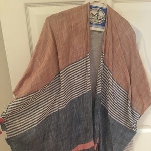 LOFT Tassel Poncho